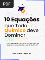 10 Equações Que Todo Químico Deve Dominar