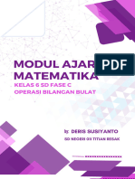 Modul Ajar Matematika - Oprasi Hitung Bilangan Bulat - Fase C