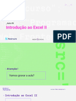 Aula 5 - Introdução Ao Excel II