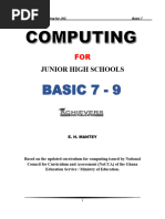 Basic Computing B7-B9