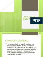 Consignas WAIS