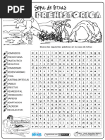 01 Sopa de Letras Prehistórica