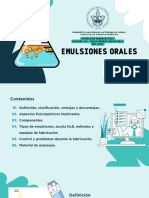 Emulsiones Orales