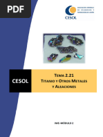 IWE - Tema 2.21.titanio y Otros Metales y Aleaciones - Rev4