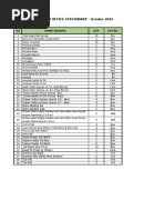 List Stationary Office Needs - October 2023