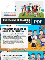 Programas de Salud en Aps