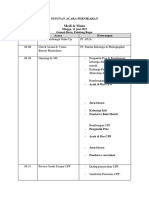 Rundown Intimate Wedding..