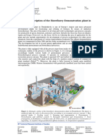 Technical Description of Biorefinery