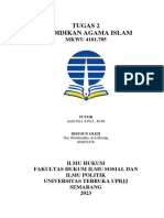 TUGAS 2 Pendidikan Agama Islam