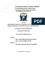 Universidad Nacional Daniel Alcides Carrión: Escuela de Formación Profesional Secundaria Complementacion Academica