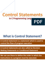 Unit-2.1 Control Statements