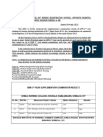 GNM 2nd Year Supplementary Result