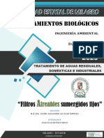 Tratamientos Biológicos Referenciados Como - Filtros Aireables Sumergidos Fijos