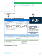 Sesiones de Aprendizaje - EDA III Semana 3 - Editora Quipus Perú