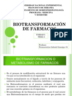 Biotransformacion de Farmacos 2023