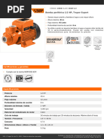 FT de Bomba Periferica de 0.5 HP