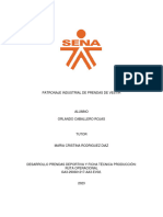 Ficha Tecnica de Produccion Prendas Deportivas Ruta Operacional 290601217 AA3 EV2