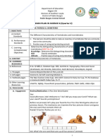 Science6 - Q2 - Lesson Plan On Determine The Distringuishing Characteristics of Vertebrates