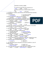 Multiple Choice Questions in Optical Fiber