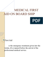 Apply Medical First Aid On Board Ship