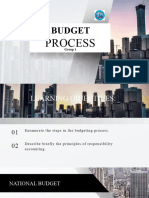 Group 1 Budget Process