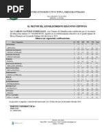 Centro Etnoeductivo Wiwa Shenzhawimaku: El Rector Del Establecimiento Educativo Certifica