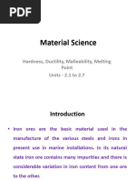 Unit 2 - Material Science