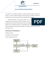 History and Clinical Examination (1st Lecture)