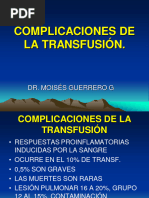 Complicaciones de La Transfusión