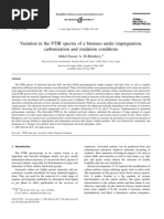 2006 El-Hendawy - Variation in The FTIR Spectra of A Biomass Under Impregnation