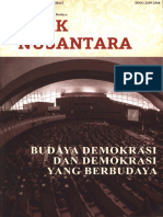 Jejak Nusantara Budaya Demokrasi Dan Demokrasi Yang Berbudaya