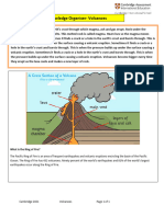 Knowledge Organiser - Volcano