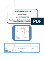 Lab03 - Rectificador de Media Onda No Controlado