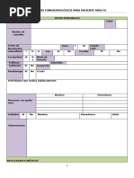 Anamnesis Fonoaudiologica para Paciente Adulto