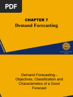 Chapter 7 Demand Forecasting