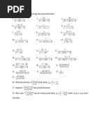 2023 Partial Fractions