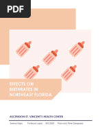 Effects On Birthrates in Northeast Florida: Ascension St. Vincent'S Health Center