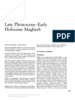 Holocene Maghreb: Late Pleistocene-Early