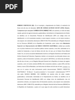 Escritura Veintiocho (28) Mutuo Con Garantía Hipotecaria Sobre Derechos de Posesion