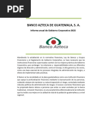 Informe Anual de Gobierno Corporativo 2022