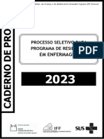 474 PROVA E GABARITO Residencia de Enfermagem 2023