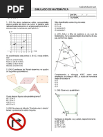 Simulado 9º Ano