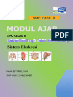 Modul Ajar Ilmu Pengetahuan Alam (IPA) - Modul Ajar Stuktur Dan Fungsi Tubuh Makhluk HidupSistem Ekskresi - Fase D