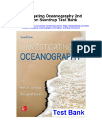 Investigating Oceanography 2nd Edition Sverdrup Test Bank