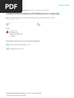 CT 003 Computational Thinking and Thinking About Computing (Wing, 2008)