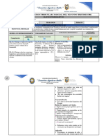 Planificacion Del Segundo Trimestre