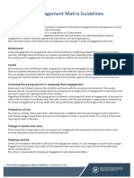 Student Engagement Matrix Guidelines