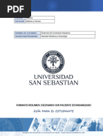 Guía para El Estudiante - Paciente Estandarizada - RCIU-1