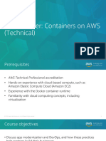 AWS+Partner+ +Containers+on+AWS+ (Technical) + +v1.0.1 Compressed