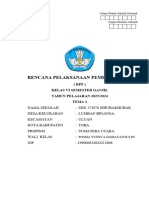 RPP Kelas 6 Tema 3